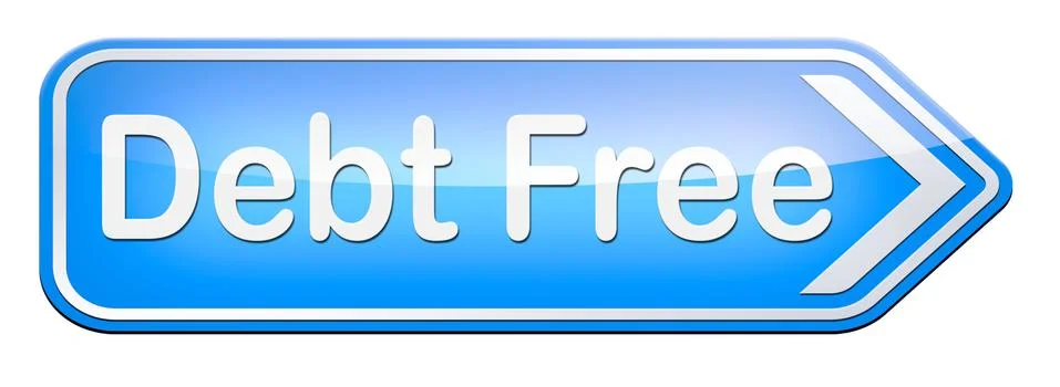 Debt free Stock Illustration