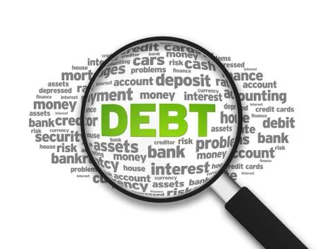 Debt 스톡 일러스트