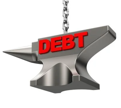 Debt Stock Illustration