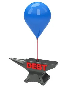 Debt Stock Illustration