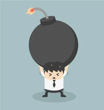 Debt Stock-Illustration