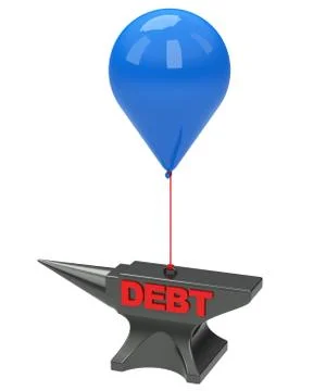 Debt Stock Illustration