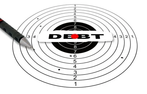 Debt Ilustración de archivo