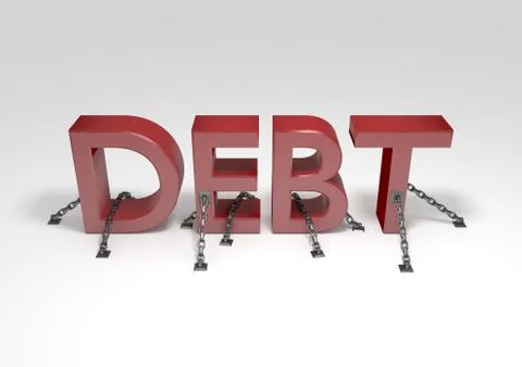 Debt Stock Illustration
