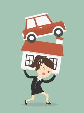 Debt Stock Illustration