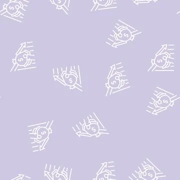 Debt law line seamless pattern 스톡 일러스트