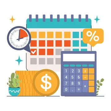 Debt Management Essentials concept. Flat vector illustration Stock Illustration