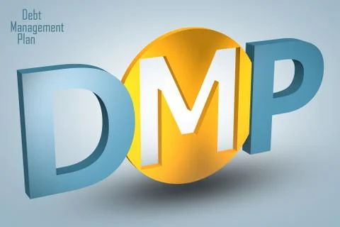 Debt management plan Stock Illustration