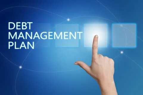 Debt Management Plan Stock Illustration