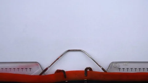 Debt plan - phrase printed on an old typewriter in red letters, close up. 스톡 동영상 126776758