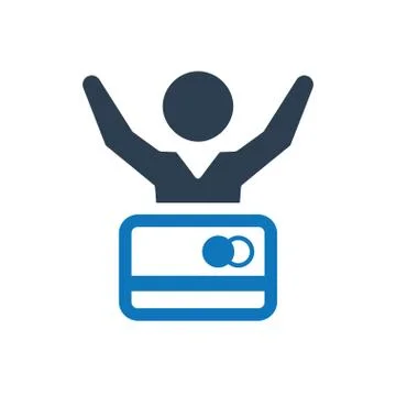 Debt Relief Icon Illustrazione stock