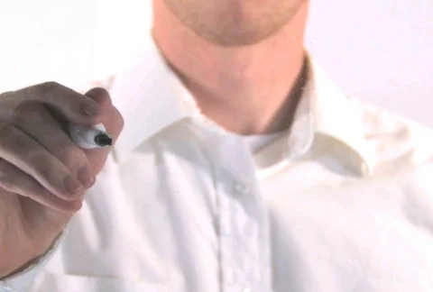 Debt Written on Glass Stock Footage 576595
