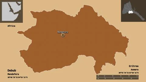 Debub, region of Eritrea. Previews. Pattern イラスト素材