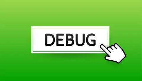 Debug, great design for any purposes. Vector illustration. Stock Illustration