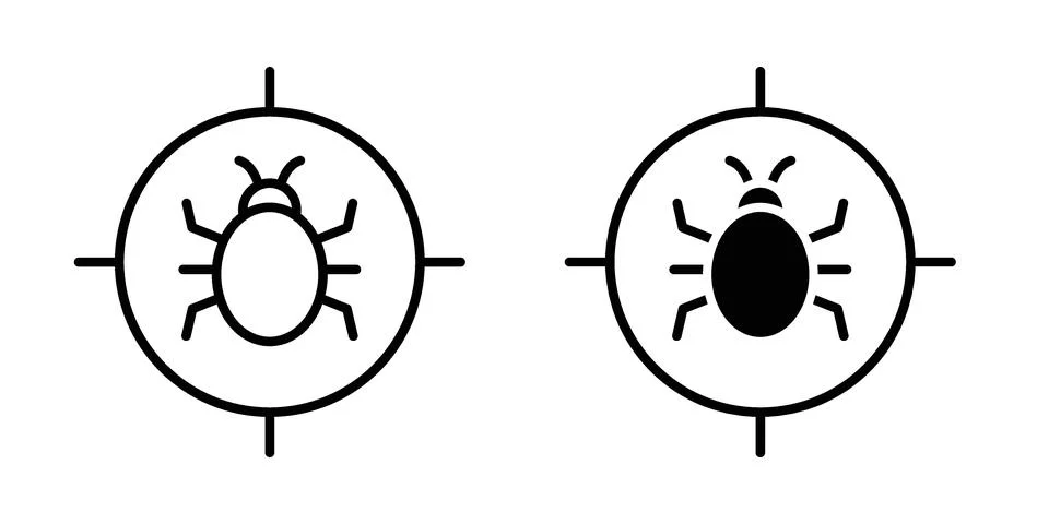 Debug icon vector, illustration icon set Stock Illustration