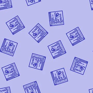 Debugging code software line seamless pattern Stockillustratie