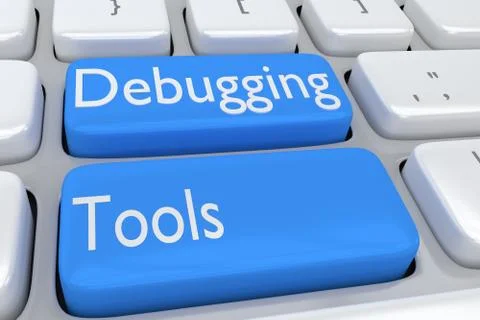 Debugging Tools concept Stock Illustration