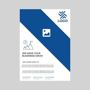 Dec 2modern design poster flyer brochure cover layout Stock Illustration