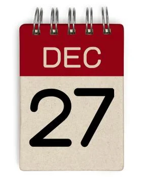 Dec calendar Stock Illustration
