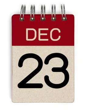 Dec calendar Stock Illustration