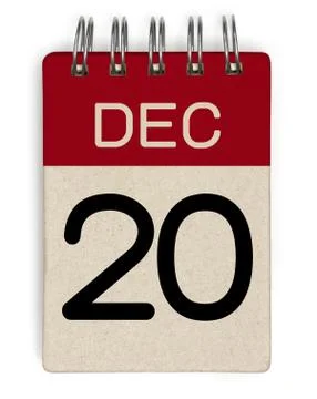 Dec calendar Stock Illustration