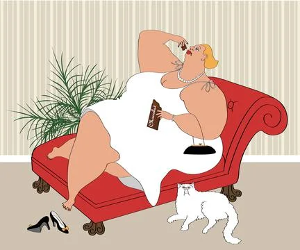 Decadent, illustration Stock Illustration