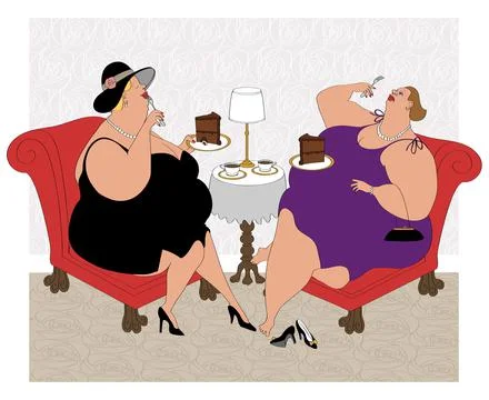 Decadent, illustration Stock Illustration