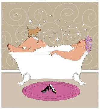 Decadent, illustration Stock Illustration