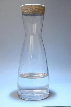 Decanter with water Stock Photos