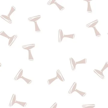 Decanter winery glyph vector seamless pattern 스톡 일러스트