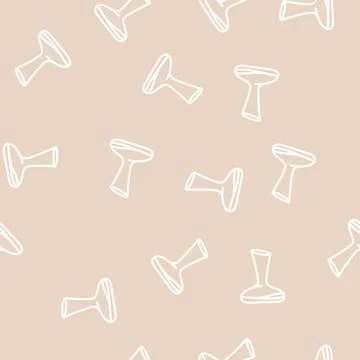 Decanter winery line vector seamless pattern 스톡 일러스트