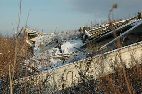 Decay and structural damage in building Stock Photos