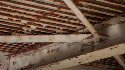 Decayed Building Frames Video stock 97837106