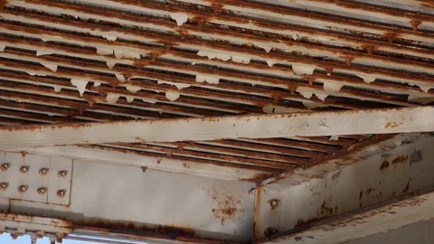 Decayed Building Frames Video stock 97837139