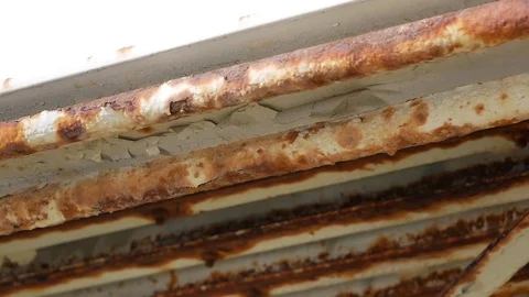 Decayed Building Frames Video stock 97837227