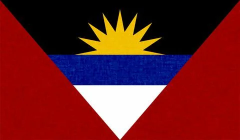 Decayed flag of Antigua and Barbuda Stock Illustration