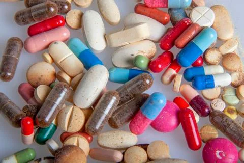 Decayed pills no. eight Stock Photos