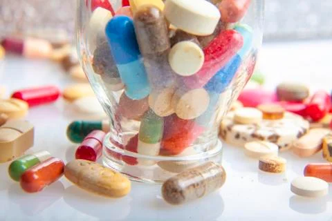 Decayed pills no. five Stock Photos