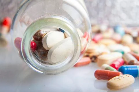 Decayed pills no. four Stock Photos