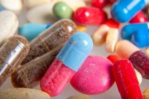Decayed pills no. seven Stock Photos