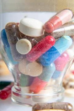 Decayed pills no. six Stock Photos