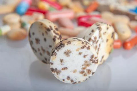 Decayed pills no. two Stock Photos