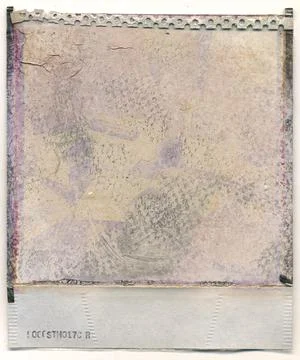 Decayed Polaroid High Resolution Scan - Old Film - Grunge Texture Overlay #77 Stock Photos