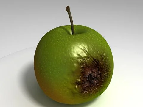 Rotten Apple | 3D model