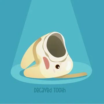 Decayed tooth Stock Illustration