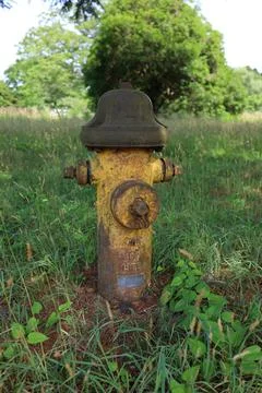 A decaying fire hydrant in Japan. Stock Photos