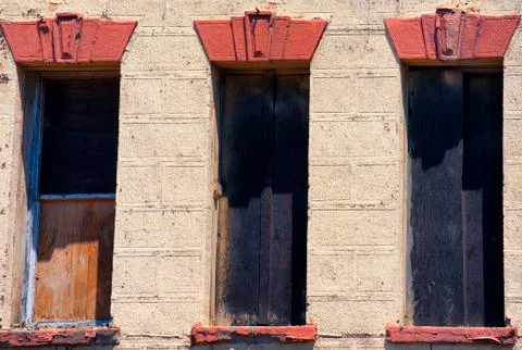 Decaying wall of an old Building Stock Photos