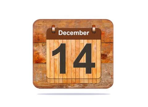 December 14. Stock Illustration