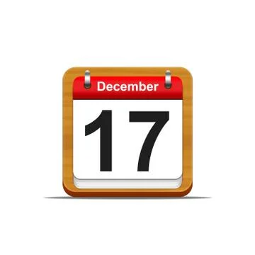 December 17. Stock Illustration