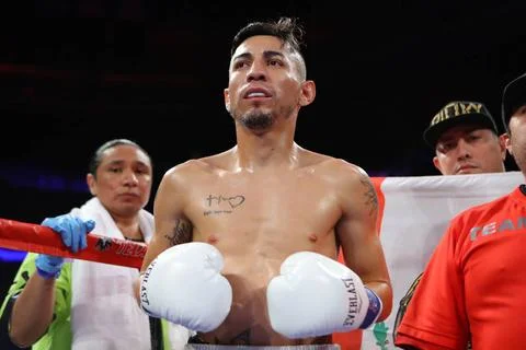  December 2 2017 Madison Square Garden MSG Fight Night Action Angel Acosta... Stock Photos
